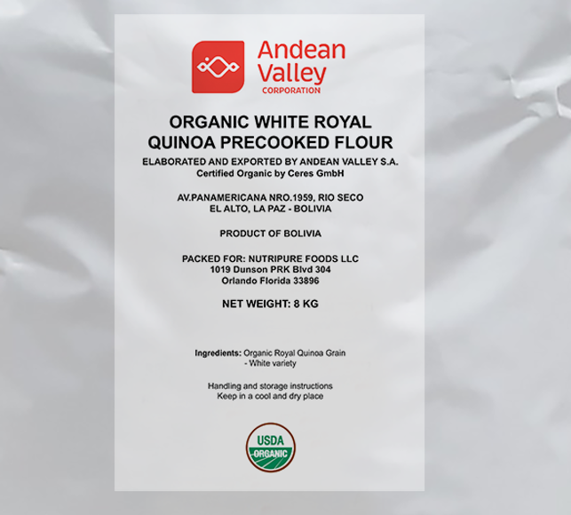 White Royal Quinoa Flour – Precooked Bulk