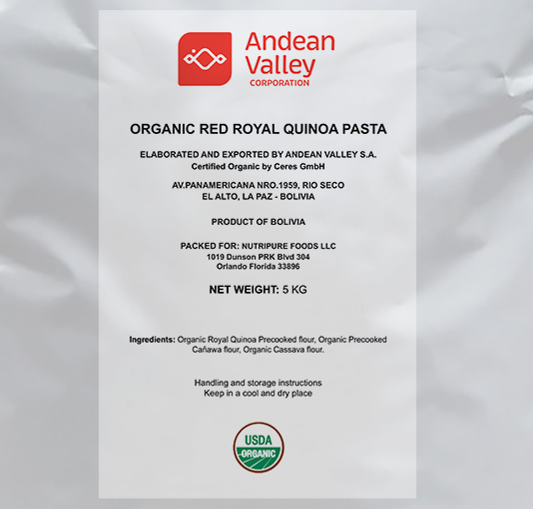 Organic Red Royal Quinoa Pasta – Bulk
