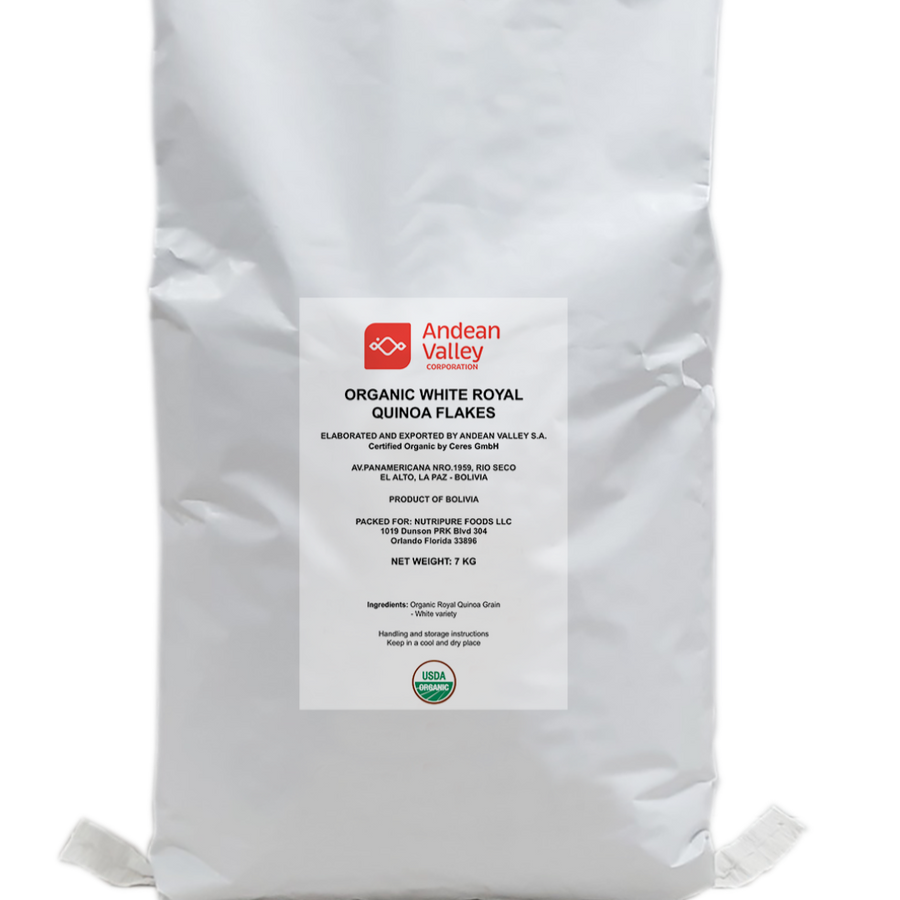 Organic White Royal Quinoa Flakes – Bulk